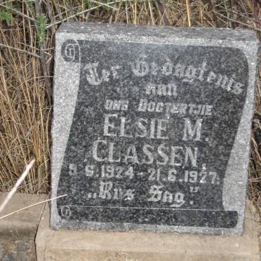 CLASSEN Elsie M. 1924-1927