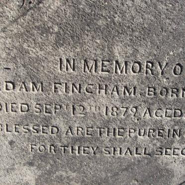 FINCHAM Adam -1879