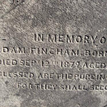 FINCHAM Adam -1879