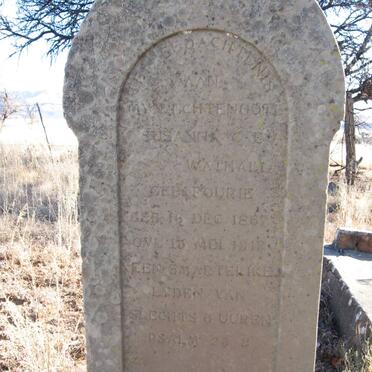 WATHALL Susanna C.E. nee FOURIE 1862-1912