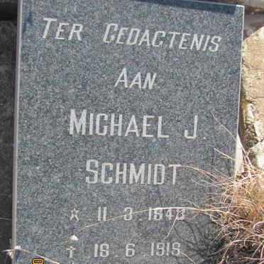 SCHMIDT Michael J. 1843-1918
