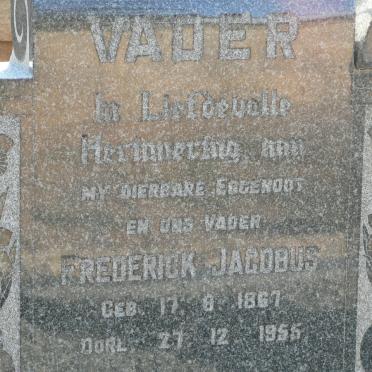 MYBURG Frederick Jacobus 1867-1955 &amp; Mary Matilda WATHALL 1882-1964