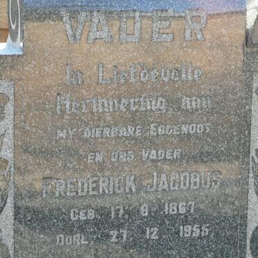 MYBURG Frederick Jacobus 1867-1955 &amp; Mary Matilda WATHALL 1882-1964