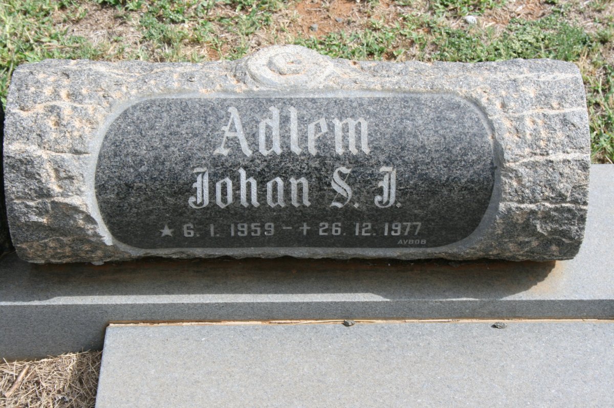 ADLEM Johan S.J. 1959-1977