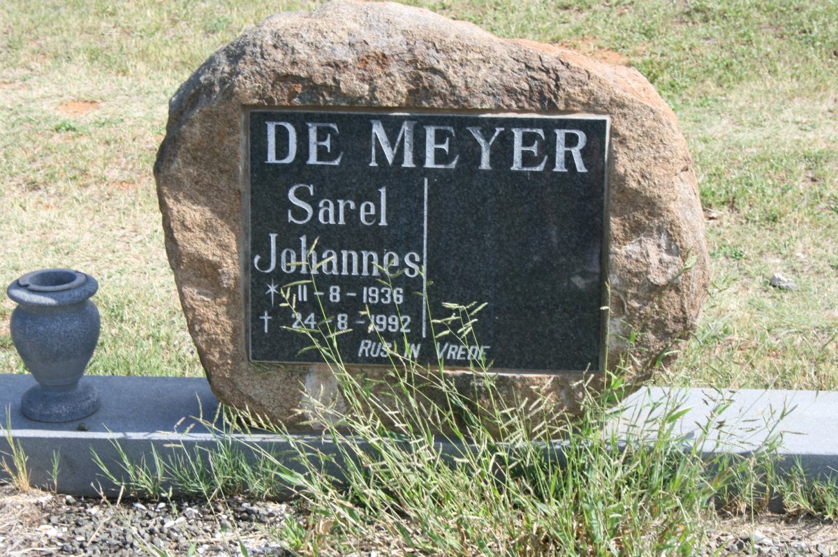 MEYER Sarel Johannes, de 1936-1992