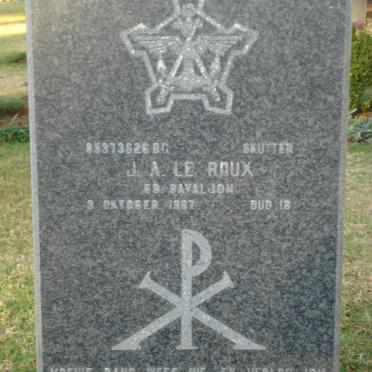 ROUX J.A., le -1987