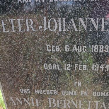 BOTHA Pieter Johannes 1889-1944 &amp; Annie Bernetta POHL 1891-1979