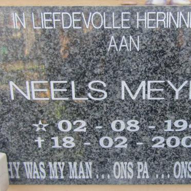 MEYER Neels 1941-2006