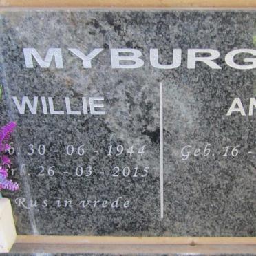 MYBURGH Willie 1944-2015 &amp; Anne 1946-