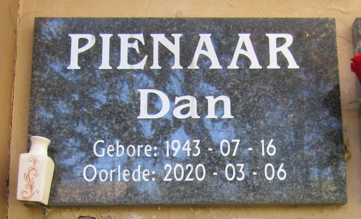 PIENAAR Dan 1943-2020