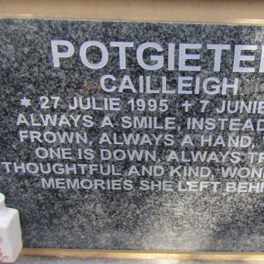 POTGIETER Cailleigh 1995-2010