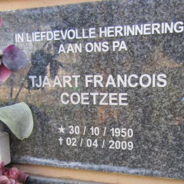 COETZEE Tjaart Francois 1950-2009