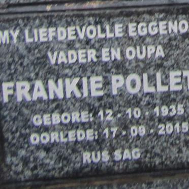 POLLETT Frankie 1935-2015