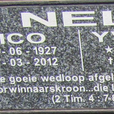 NEL Nico 1927-2012 &amp; Yvonne 1932-