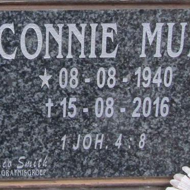 MUIR Connie 1940-2016