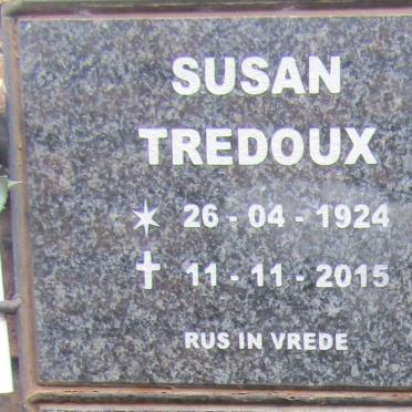 TREDOUX Susan 1924-2015