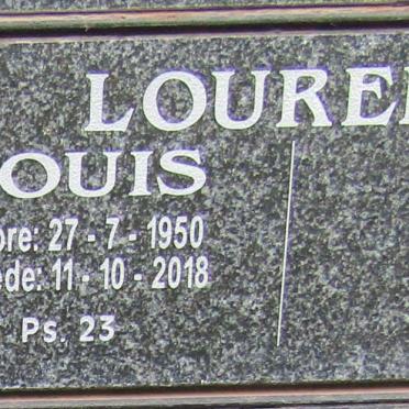 LOURENS Louis 1950-2018