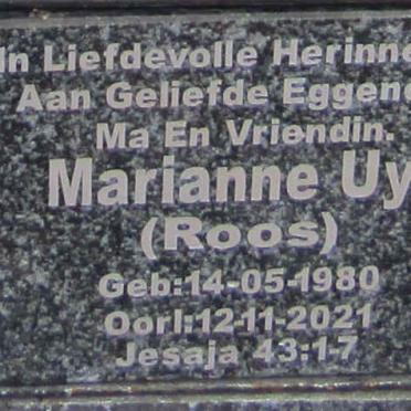 UYS Marianne nee ROOS 1980-2021