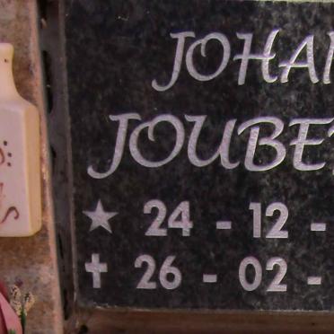 JOUBERT Johan 1955-2010