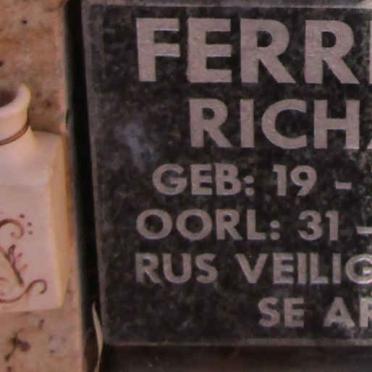 FERREIRA Richard 1984-2011