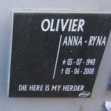 OLIVIER Anna-Ryna 1948-2008