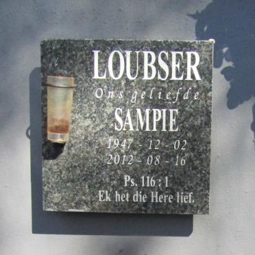 LOUBSER Sampie 1947-2012