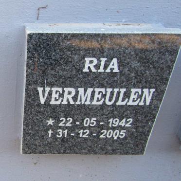 VERMEULEN Ria 1942-2005