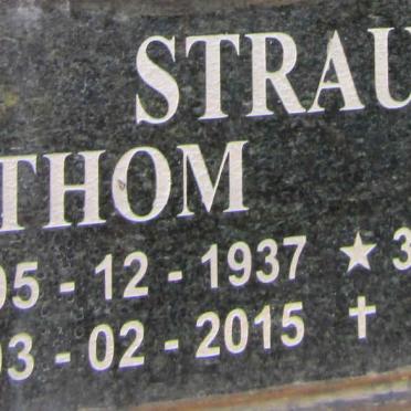 STRAUSS Thom 1937-2015 &amp; Etta 1941-