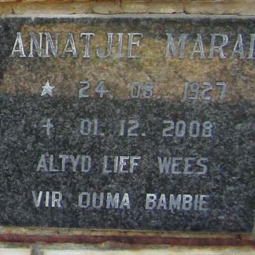 MARAIS Annatjie 1927-2008