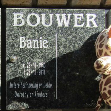 BOUWER Banie 1943-2018