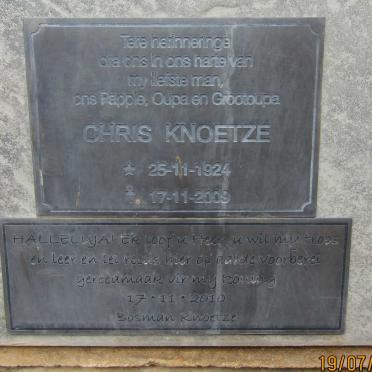 KNOETZE Chris 1924-2009