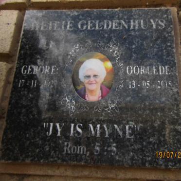 GELDENHUYS Nellie 1927-2015