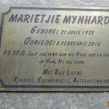 MYNHARDT Marietjie 1935-2016