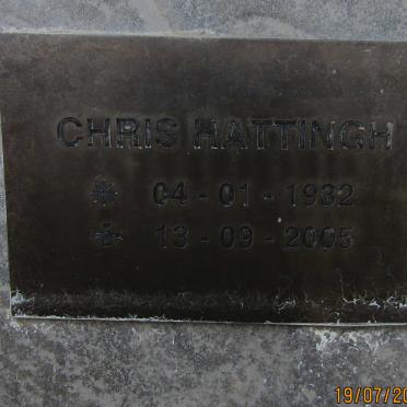 HATTINGH Chris 1932-2005