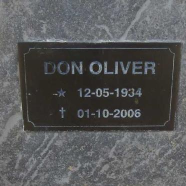 OLIVER Don 1934-2006