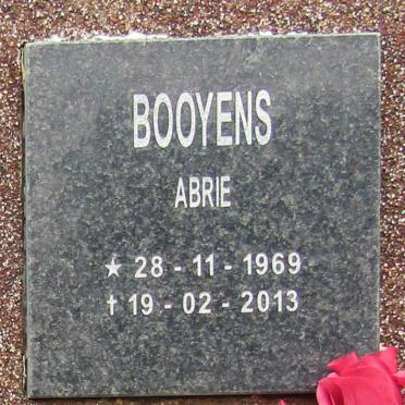 BOOYENS Abrie 1969-2013