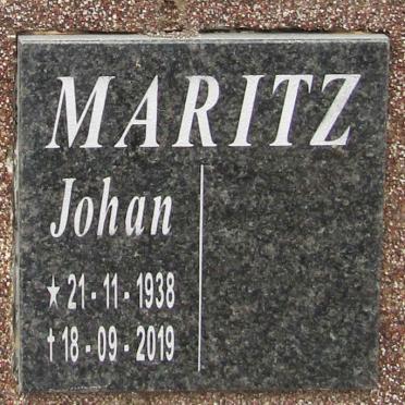 MARITZ Johan 1938-2019