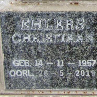 EHLERS Christiaan 1957-2019