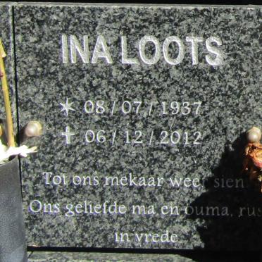 LOOTS Ina 1937-2012