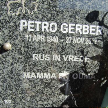 GERBER Petro 1940-2012