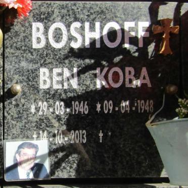 BOSHOFF Ben 1946-2013 &amp; Koba 1948-