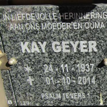 GEYER Kay 1937-2014