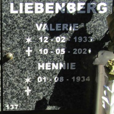 LIEBENBERG Hennie 1934- &amp; Valerie 1933-2021