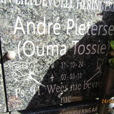 PIETERSE Andre 1924-2013