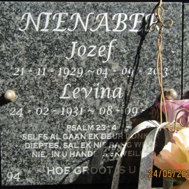 NIENABER Jozef 1929-2013 &amp; Levina 1931-20??