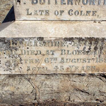 BUTTERWORTH Wm. -1898