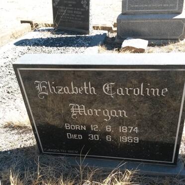 MORGAN Elizabeth Caroline 1874-1959