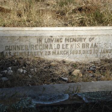 BRAND Reginald Lewis 1893-1924