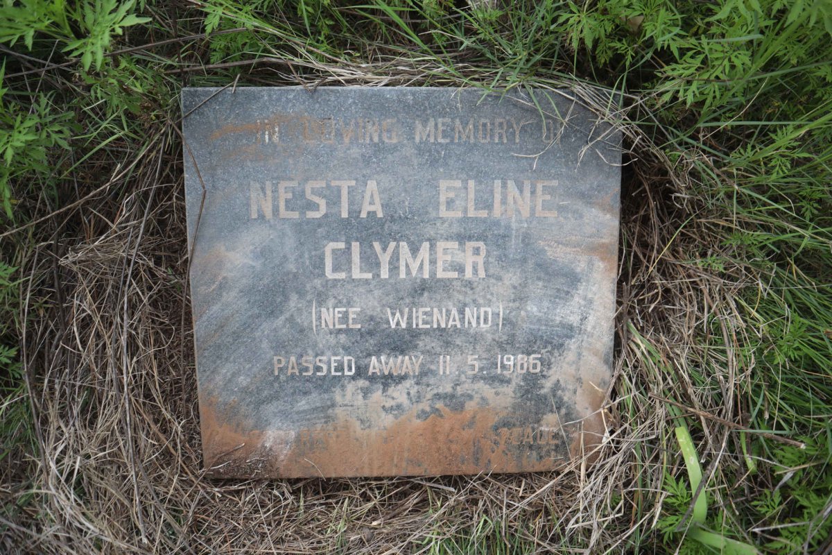 CLYMER Nesta Eline nee WIENAND -1986