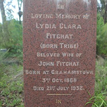 FITCHAT Lydia Clara nee TRIBE 1868-1932
